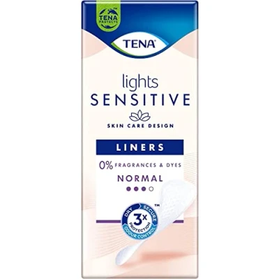 Imagen de TENA Revestimientos sensibles a las luces, normales (12 paquetes de 24)