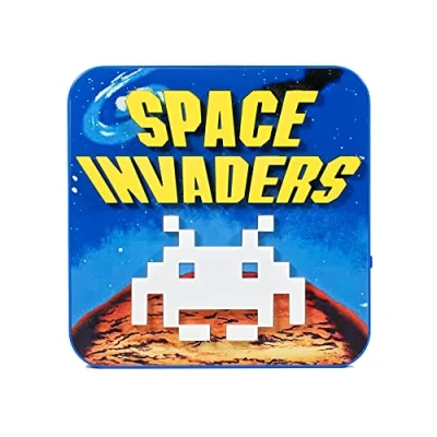 Imagen de Numskull Lámpara de escritorio 3D oficial Space Invaders para dormitorio, oficina, hogar, estudio, trabajo, producto