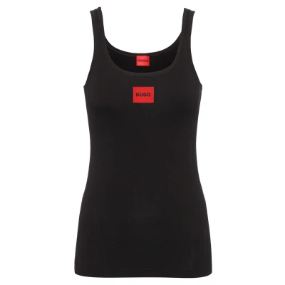 Imagen de HUGO VEST Label Camiseta interior, Mujer, Talla: XS, Black