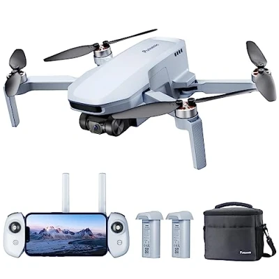 Imagen de Potensic ATOM SE Combo GPS Drone con Cámara 4K, 62 Mins de Vuelo, Menos 249g, EIS, Max 4KM Transmisión, Velocidad 16m/s, Tecnología ShakeVanish, FPV Auto Retorno para Adulto, C0