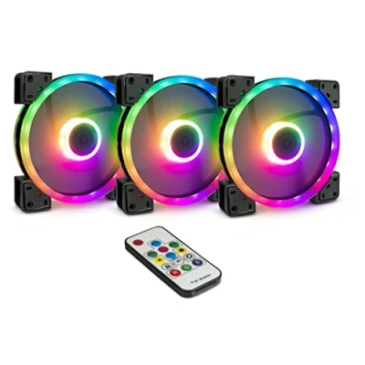 Imagen de Inter Tech Juego de ventiladores RS 14 140 x 25 mm, 3 unidades, 88885536