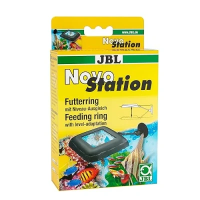 Imagen de JBL NovoStation 61369 Alimento Flotante para acuarios con Equilibrio de Nivel Agua, Color Blanco