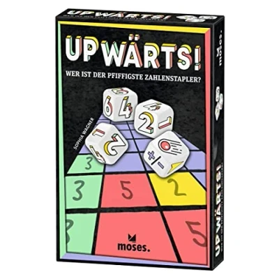 Imagen de moses Bloqueo Upwärts, Roll and Write Dados para Toda la Familia, Variado Mesa con un Ligero Aumento de Juego, a Partir 8 años, Color hacia Arriba, Small (4033477901484)