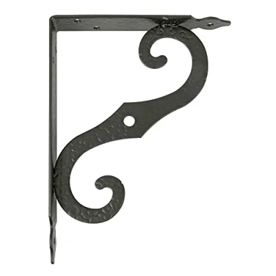 Imagen de Amig Palomilla para estanterías de Pared Escuadra metálica baldas Ángulo estantes Soporte estantería Acero Color Blanco Medida: 150x115 mm Peso máx. Recomendado: 90 Kg