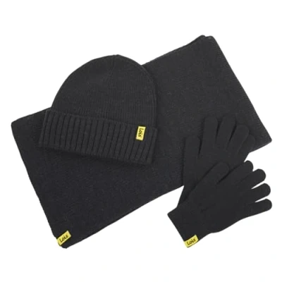 Imagen de Lois Conjunto Gorro Y Bufanda Mujer De Invierno Con Guantes Ideal Para Frio, Mujer, Negro