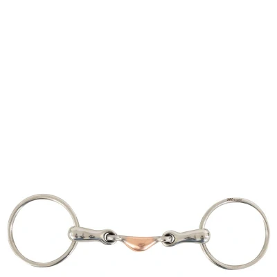 Imagen de Pessoa Snaffle de anillas sueltas doble articulación Magic System 14 mm 13,5 1 Color Gris