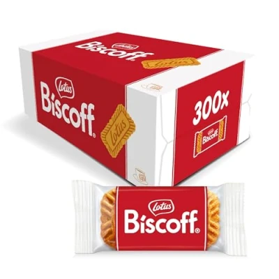 Imagen de Lotus Biscoff Galleta Original Caramelizada Vegano Sin Colorantes ni Aromas Artificiales Caja de 300 1,875 Kg