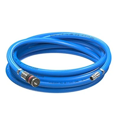 Imagen de AUPROTEC Juego de Manguera aire comprimido 13 mm diámetro interior, 1m, PVC I con acoplamiento seguridad S2000 Würth compresor altamente flexible