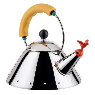 Imagen de Alessi Whistling Kettle 9093/1 Y Yellow 1 Liter by Micheal Graves