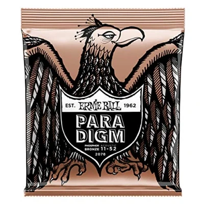 Imagen de Ernie Ball Paradigm Light Cuerdas para guitarra acústica, bronce fosforado, calibre 11 52