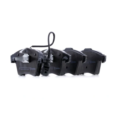 Imagen de BREMBO P 85 082 Juego de pastillas freno con contacto avisador desgaste clip émbolo sin accesorios VOLKSWAGEN: Transporter 6 Bus norauto,