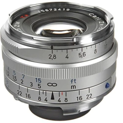 Imagen de Carl Zeiss C Biogon T 2.8/35 ZM Objetivo para Leica M (Diámetro: 52 mm), Plata