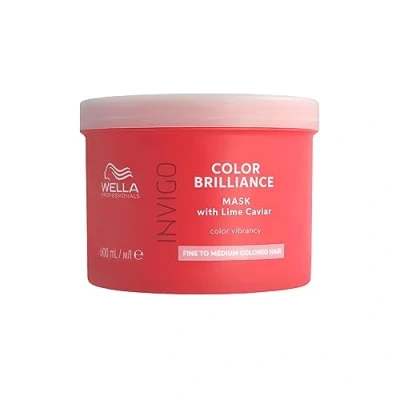Imagen de Wella Professionals Invigo color Brilliance Mascarilla Intensificadora del Brillo y suavidad Devuelve el Cabello fino normal 500ml