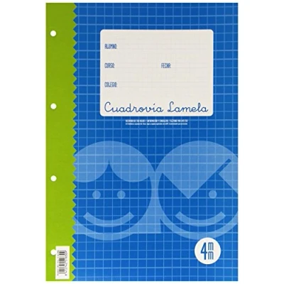 Imagen de lamela 09004 Recambio de papel folio cuadriculado 4 x