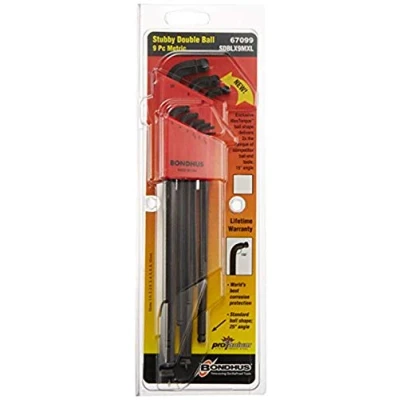 Imagen de Starrett 76367099 Pack de 9 Llaves (1.5 10 mm) color amarillo