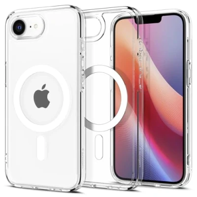 Imagen de Spigen Funda Ultra Hybrid Magfit Compatible con iPhone 16e 2025 Clear White