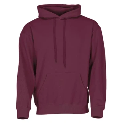 Imagen de Fruit of the Loom Sudadera clásica con capucha y bolsa de tela Myshirt gratis, Borgoña + XL