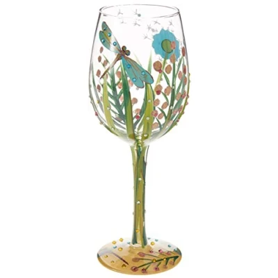 Imagen de Lolita, Copa con dibujos de libélulas , Enesco