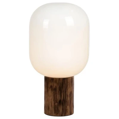 Imagen de Markslöjd Lámpara de mesa Skene madera y vidrio 44cm