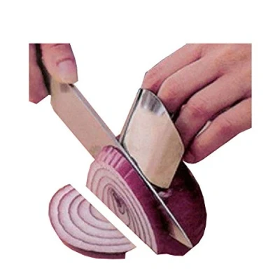 Imagen de protector de mano acero inoxidable, para cortar cuchillos, herramienta cocina