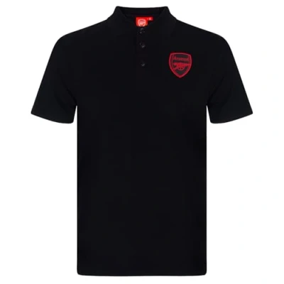 Imagen de Arsenal FC Polo Oficial para Hombre con el Escudo del Club Negro XXL