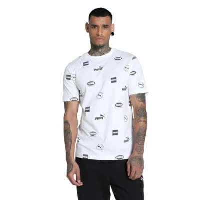 Imagen de Puma Power Camiseta estampada, Hombre, Talla: Medium, White
