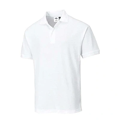 Imagen de Portwest Polo Naples, Tamaño: S, Color: Blanco, B210WHRS
