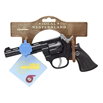 Imagen de Bauer Spielwaren Mustang Pistola de juguete, Color negro, 19 cm (J.G. Schrödel 4009131)