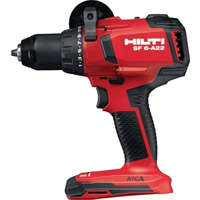 Imagen de Hilti 2184332 Atornillador taladro a batería SF 6 A22 (22 V, perforación y atornillado. Peso 1,623 kg. En caja. No incluye ni cargador)