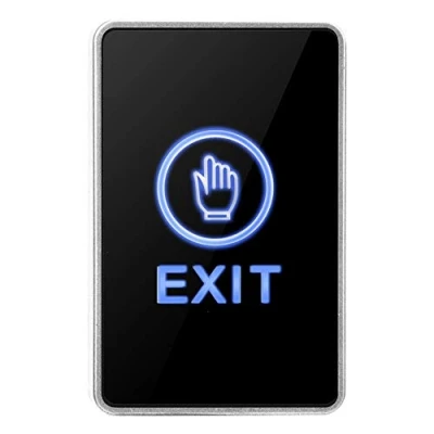 Imagen de Sistema de Control acceso Botón Salida,NO NC COM toque Interruptor sin Pulsador Salida con luz LED