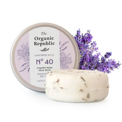 Imagen de Champú Sólido para Cabello Graso, 100% Natural con Menta, Limón y Pomelo, Purificante, Antiséptico, Controla Exceso de Sebo, Sin Sulfatos ni Parabenos, Biodegradable, 100g