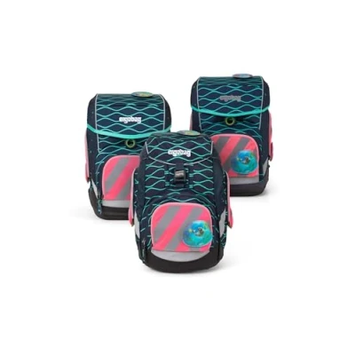 Imagen de ERGOBAG Pack Cubo Light Safety Set with Reflective Stripes (3 pcs.) Sistema de Seguridad, Juventud Unisex, Pink (Rosa), Talla Única