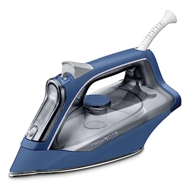 Imagen de Rowenta plancha vapor Effective + DX1636 de 2400 W, golpe vapor, suela acero inoxidable antiarañazos, función antigeoteo, ajuste manual, asa ergonómica, punta precisión