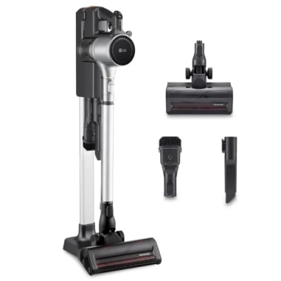 Imagen de Aspirador escoba LG A9K CORE3S, 260W succión, sistema de compresión polvo, 4 h, Plateado