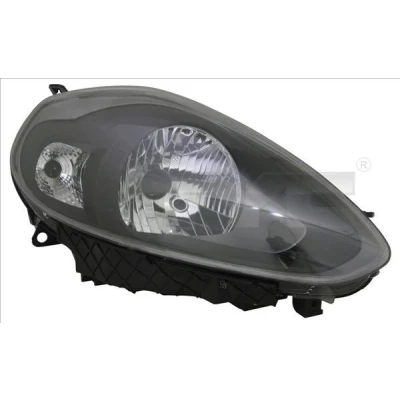 Imagen de TYC 20 12262 25 2 Faros izquierda H4, P21W con luz diurna para circulación por la derecha electromotor FIAT: Punto III Hatchback