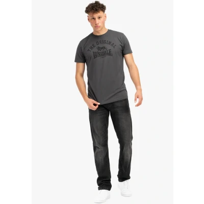 Imagen de Lonsdale Normale Passform Original Camiseta estampada, Hombre, Talla: Large, Anthracite black