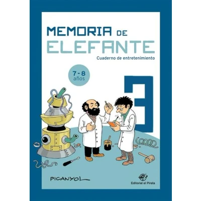 Imagen de Memoria de elefante: Cuaderno para tercero Primaria: Juegos 7 y 8 años: primaria Cuadernillo actividades: 3 (Cuaderno actividades)
