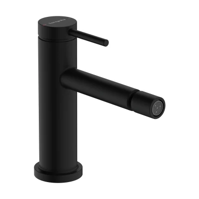 Imagen de hansgrohe Tecturis S, grifo de bidé con vaciador automático, lavabo 100 mm, mezclador monomando bidé, negro mate