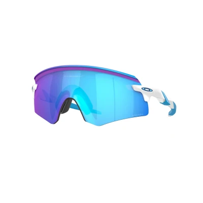 Imagen de Oakley Encoder Gafas de, Pulido Blanco/Prizm Zafiro, Talla única Hombres