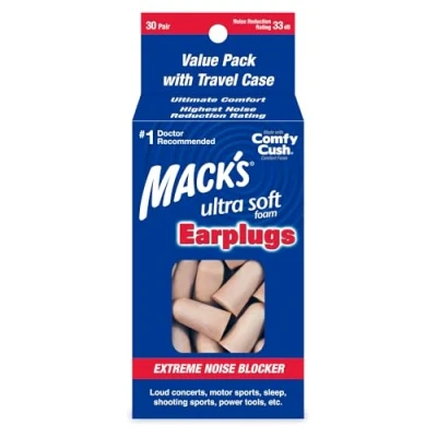 Imagen de Mack&#039;s Ultra Tapones para los oídos (30 Pares), Color Beige, Unisex Adulto, 1 Count (Pack of 30)