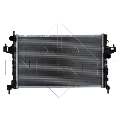 Imagen de NRF 54753 Radiador, refrigeración del motor Aluminio 600 366 24 con piezas de montaje Aletas soldadas OPEL: Combo C Tour