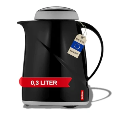 Imagen de Helios Wave plástico vacío Jarra, plástico, Negro, 0.3 Litre