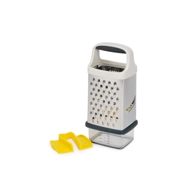 Imagen de Joseph Multi Grip Rallador manual con 4 caras y contenedor para alimentos, Protector de Manos, Cuchillas Acero Inoxidable, Antideslizante, apto lavavajillas