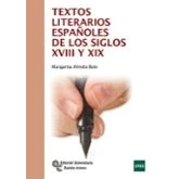 Imagen de Textos Literarios Españoles de los Siglos XVIII y XIX (Manuales)