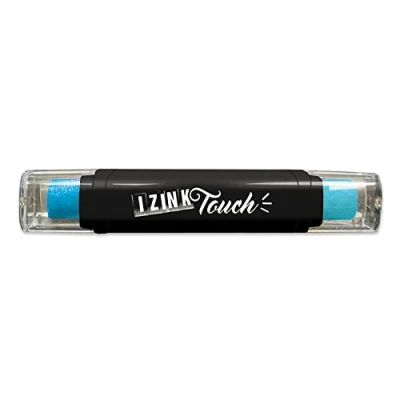 Imagen de Aladine Izink Touch Tinta de 8 cm Pigmentos Couvrants, Secado muy rápido Ideal para huellas sellos, tarjetas creativas, álbumes recortes, manualidades y Turquesa