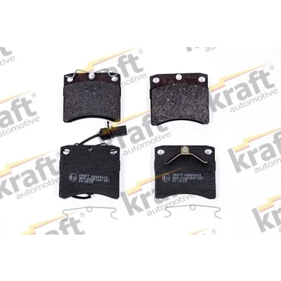 Imagen de KRAFT 6000610 Juego de pastillas freno Eje delantero con contacto avisador desgaste VOLKSWAGEN: Transporter 4, 4 Bus,