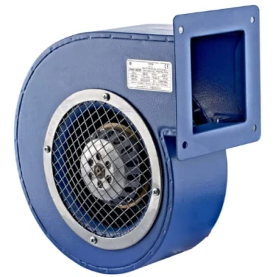 Imagen de UZMAN Radiallüfter Industrial Soplador de presión Radial caldera Forjado Ventiladores radiales aluminio o chapa acero 230 V 450 m3/h hasta 1150 (RV 140 (800 m3/h))
