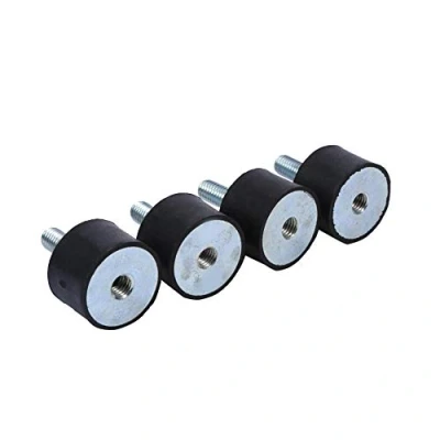 Imagen de Antivibración Aislador, 4piezas M8 M6 Amortiguador de goma Bobina Anti Vibración Aislador Soportes Vehículo Bloque silencioso(VD30*20 M8*23)