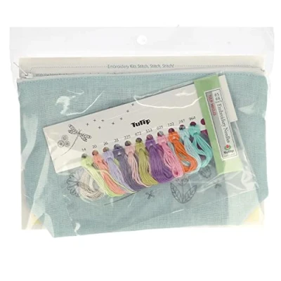 Imagen de Tulip Embroidery Pouch, Multicolour, One Size