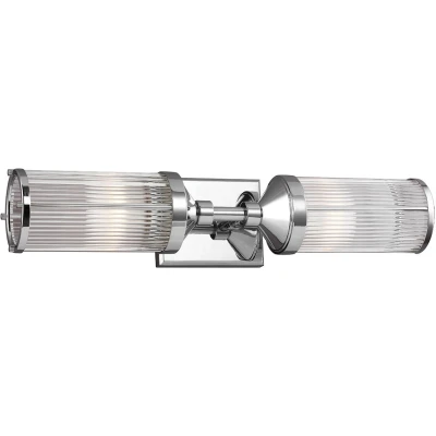 Imagen de FEISS Aplique LED Paulson IP44 2 luces anchura 58,4cm